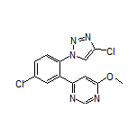 4-[5-氯-2-(4-氯-1H-1,2,3-三唑-1-基)苯基]-6-甲氧基嘧啶
