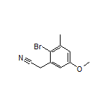 2-(2-溴-5-甲氧基-3-甲基苯基)乙腈