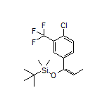 (E)-叔丁基[[1-[4-氯-3-(三氟甲基)苯基]丙-1-烯-1-基]氧基]二甲基硅烷