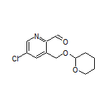 5-氯-3-[[(四氢-2H-吡喃-2-基)氧基]甲基]吡啶-2-甲醛