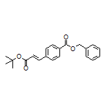 (E)-4-[3-(叔丁氧基)-3-氧代-1-丙烯-1-基]苯甲酸苄酯