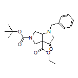 1-苄基-5-Boc-3-氧代八氢吡咯并[3,4-b]吡咯-3a-甲酸乙酯