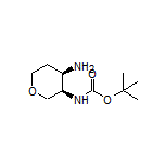 (3R,4R)-N3-Boc-四氢-2H-吡喃-3,4-二胺