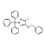 4-(苄氧基)-3-甲基-1-三苯甲基-1H-吡唑