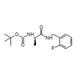 (R)-2-(Boc-氨基)-N-(2-氟苄基)丙酰胺