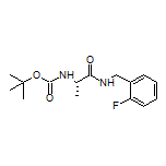 (S)-2-(Boc-氨基)-N-(2-氟苄基)丙酰胺