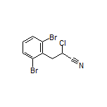 2-氯-3-(2,6-二溴苯基)丙腈