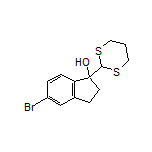 5-溴-1-(1,3-二噻烷-2-基)-2,3-二氢-1H-茚-1-醇