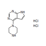 4-(1-哌嗪基)-7H-吡咯并[2,3-d]嘧啶二盐酸盐