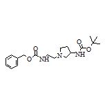 N-Boc-1-[2-(Cbz-氨基)乙基]吡咯烷-3-胺