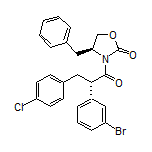 (S)-4-苄基-3-[(S)-2-(3-溴苯基)-3-(4-氯苯基)丙酰基]噁唑烷-2-酮