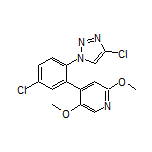 4-[5-氯-2-(4-氯-1H-1,2,3-三唑-1-基)苯基]-2,5-二甲氧基吡啶
