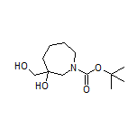 1-Boc-3-(羟甲基)氮杂环庚烷-3-醇