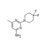 2-(4,4-二氟-1-哌啶基)-6-甲基嘧啶-4-胺