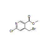 4-(溴甲基)-6-氯烟酸甲酯