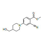 2-氰基-4-[4-(羟甲基)-1-哌啶基]苯甲酸甲酯