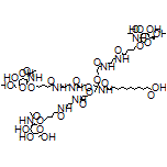 1-[[(2R,3R,4R,5R,6R)-3-乙酰氨基-4,5-二羟基-6-(羟甲基)四氢-2H-吡喃-2-基]氧基]-16,16-双[[3-[[3-[5-[[(2R,3R,4R,5R,6R)-3-乙酰氨基-4,5-二羟基-6-(羟甲基)四氢-2H-吡喃-2-基]氧基]戊酰氨基]丙基]氨基]-3-氧代丙氧基]甲基]-5,11,18-三氧代-14-氧杂-6,10,17-三氮杂二十九烷-29-酸