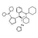 (1Rp)-[(2R)-2-二环己基膦基二茂铁基](N,N-二甲基氨基)(2-二环己基膦基苯基)甲烷