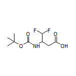 3-(Boc-氨基)-4,4-二氟丁酸