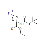 1-(Boc-氨基)-3,3-二氟环丁烷-1-甲酸乙酯