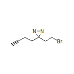 3-(2-溴乙基)-3-(3-丁炔-1-基)-3H-双吖丙啶