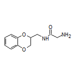 2-氨基-N-[(2,3-二氢苯并[b][1,4]二噁英-2-基)甲基]乙酰胺