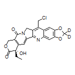 (S)-14-(氯甲基)-7-乙基-7-羟基-10,13-二氢-11H-[1,3]二噁茂并[4,5-g]吡喃[3',4':6,7]吲嗪并[1,2-b]喹啉-8,11(7H)-二酮-2,2-d2